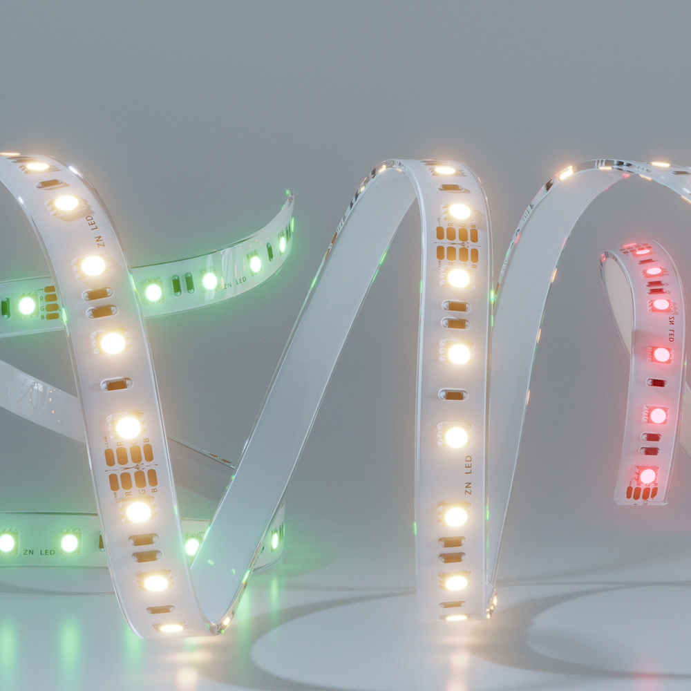 Beneito 5-m-LED-Streifen FINE-46, 72 W, 24 V DC, RGB, 14,4 W/m, 331 lm/m, 60 LEDs/m, IP65