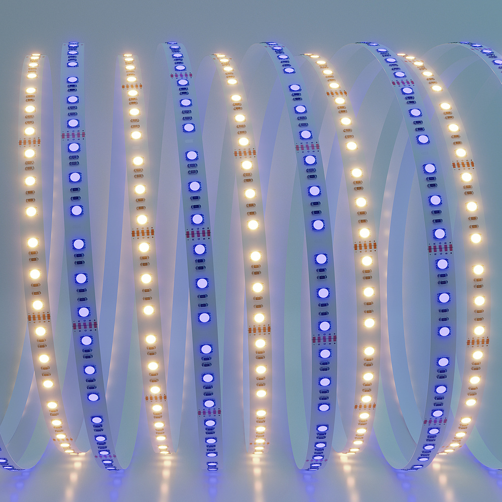 Beneito 5-m-LED-Streifen FINE-47, 72 W, 24 V DC, RGBW (3000 K), 14,4 W/m, 691 lm/m, 60 LEDs/m, IP20