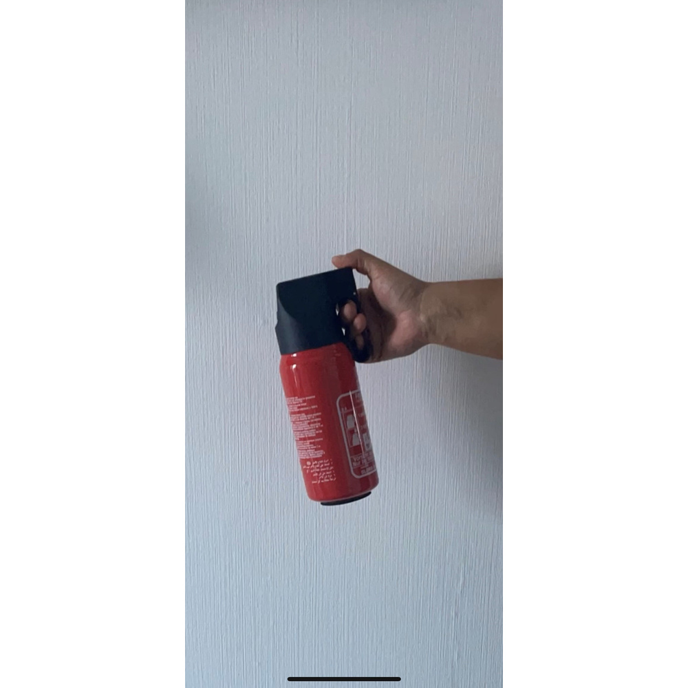 GLORIA Kompakt-Pulver-Feuerlöscher mit Manometer P1DB für Kfz und Eigenheim, Brandklassen ABC, 1 kg
