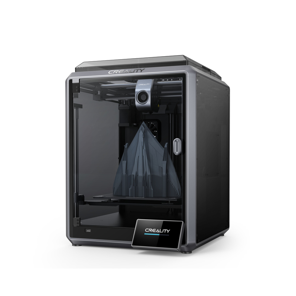 Creality FFF-3D-Drucker K1, 600 mm/s Druckgeschwindigkeit, 20.000 mm/s² Beschleunigung, G-Sensor