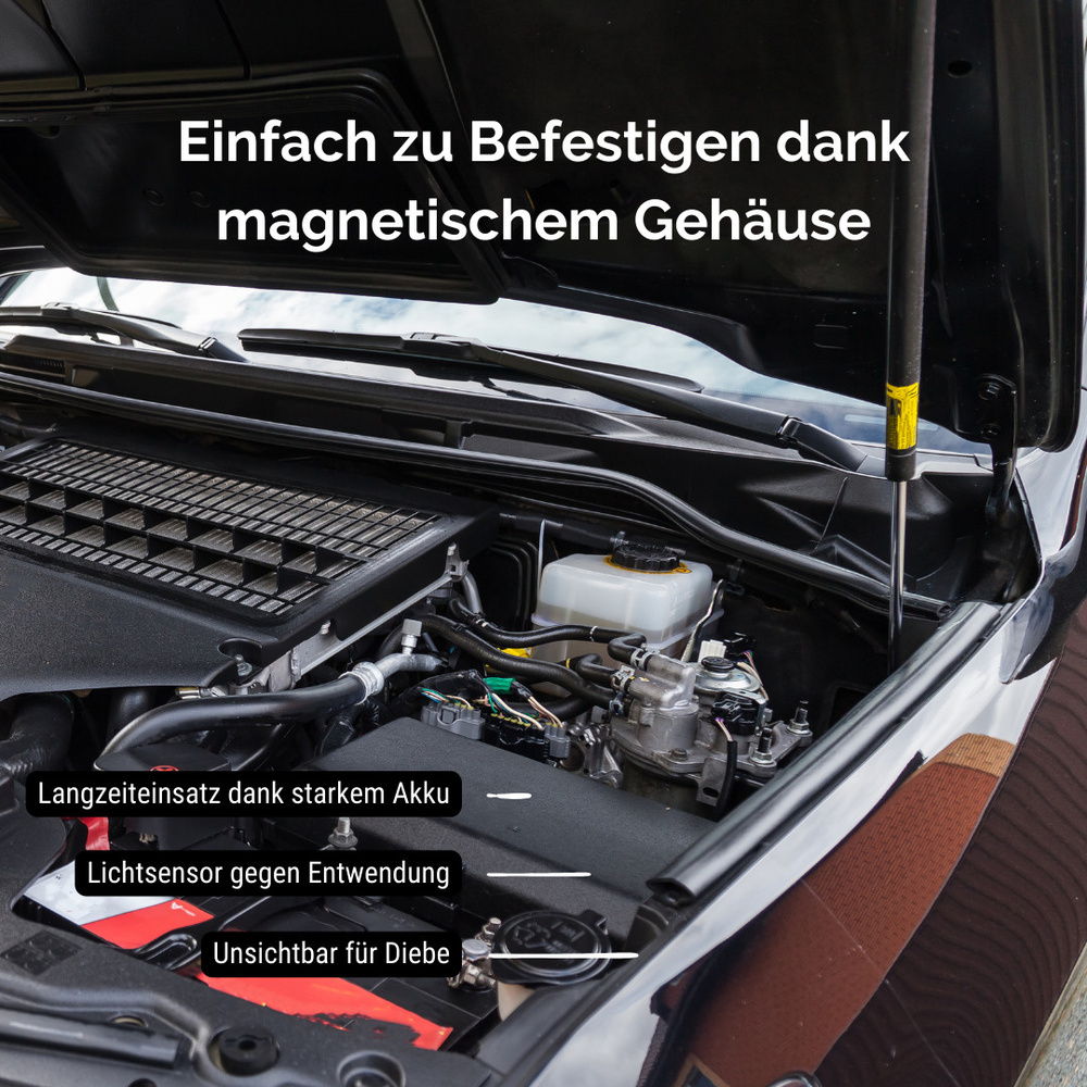 trackilive GPS-Tracker TL-60, 4G, mit Magnet & Lichtsensor, Geo-Fencing, 7800-mAh-Akku, IP68