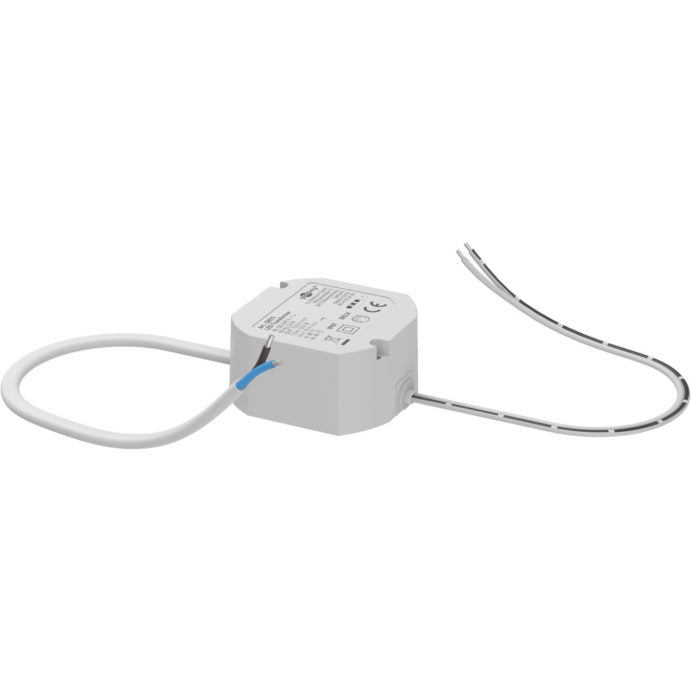 goobay 12-W-Unterputz-LED-Netzteil, 12 V DC, 1 A, Konstantspannung, elektronischer Trafo, IP67