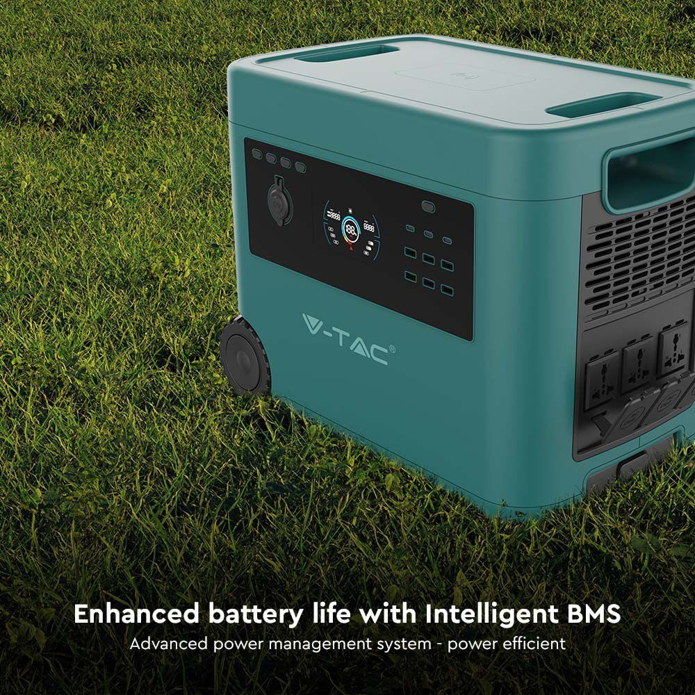 V-TAC LiFePO4-Stromspeicher mit 2016 Wh und 2000 W Ausgangsleistung, 42 Ah/44,8 V