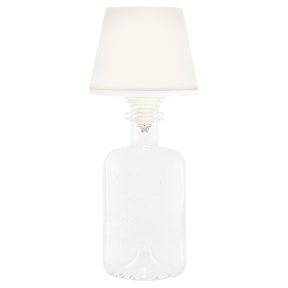 REV Akku-LED-Flaschenleuchte Lamprusco, warmweiß, 3000 K, 130 lm, Touch-Dimmer, IP54
