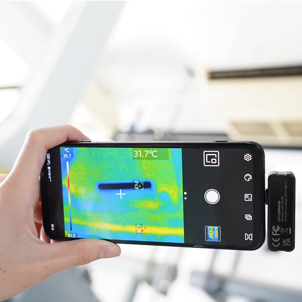 Uni-Trend Wärmebildkamera für Android-Smartphones UTi20M, -20 bis +400 °C