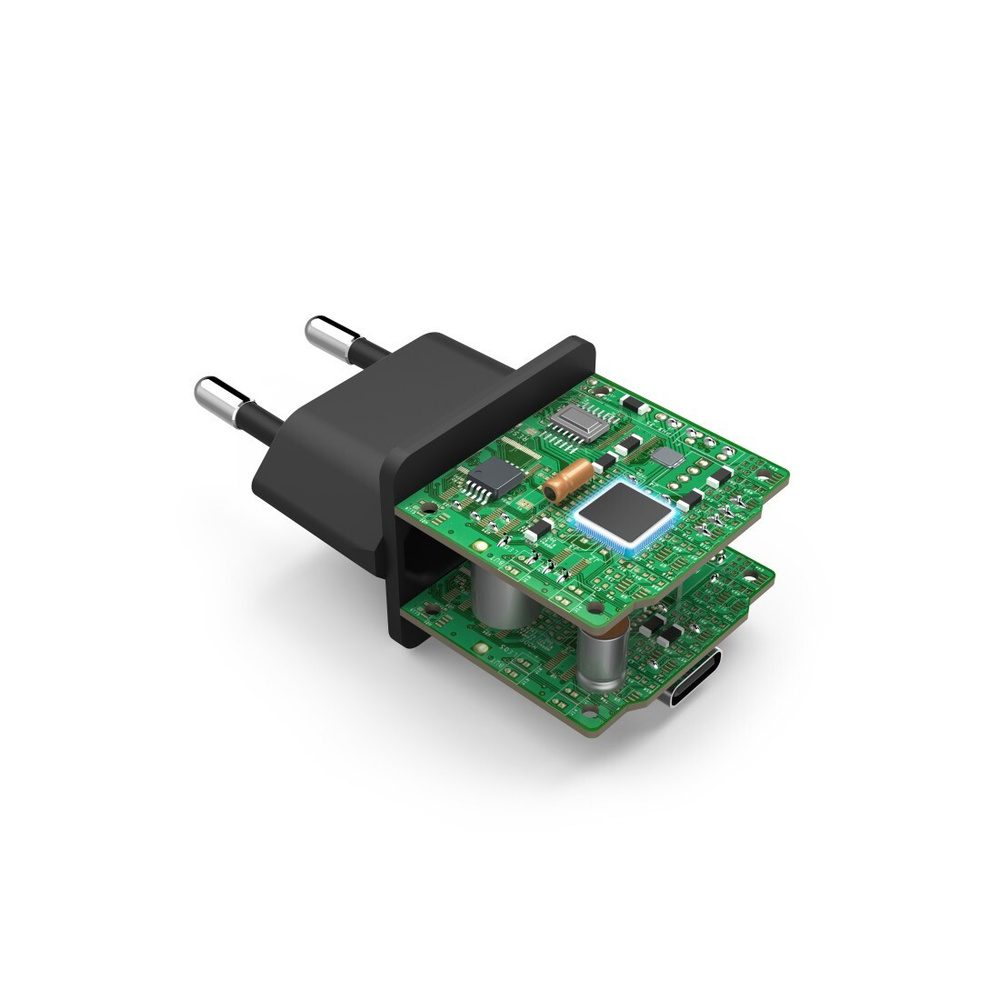 Hama Schnellladegerät, USB-C, PD/Qualcomm®, Mini- Ladegerät, 25 W, Schwarz
