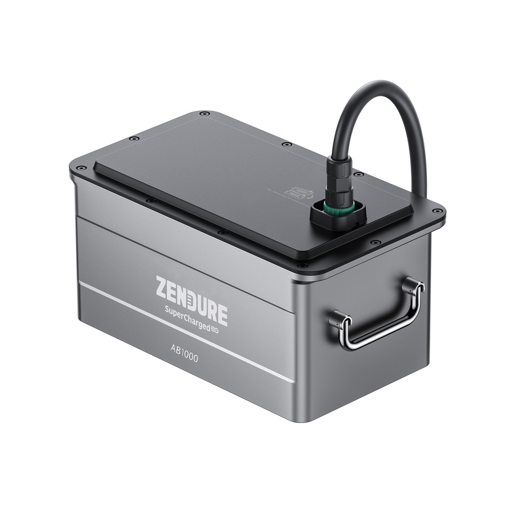 Zendure Zusatzspeicher SolarFlow AB1000, Zusatzakku für Zendure SolarFlow-Set mit 960 Wh