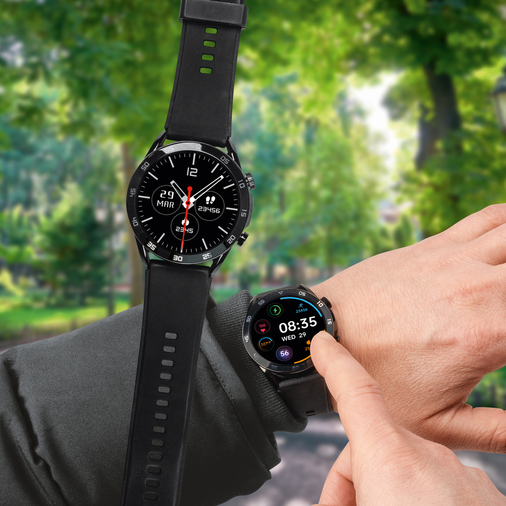 Leser-testen die FontaFit AMOLED-Smartwatch LEMA