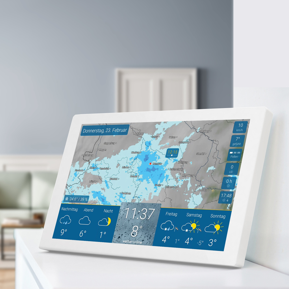 Leser-testen die WetterOnline WLAN-WetterDisplay Home 3