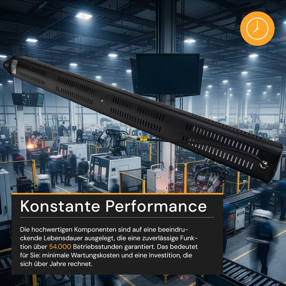 ENOVALITE 200-W-LED-Strahler Linear-HighBay 200,  24000 lm, 120 lm/W, 5000 K, neutralweiß, IP65