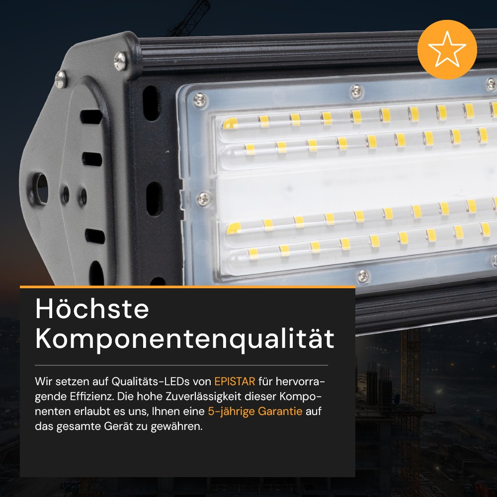 ENOVALITE 300-W-LED-Strahler Linear-HighBay 300,  36000 lm, 120 lm/W, 5000 K, neutralweiß, IP65