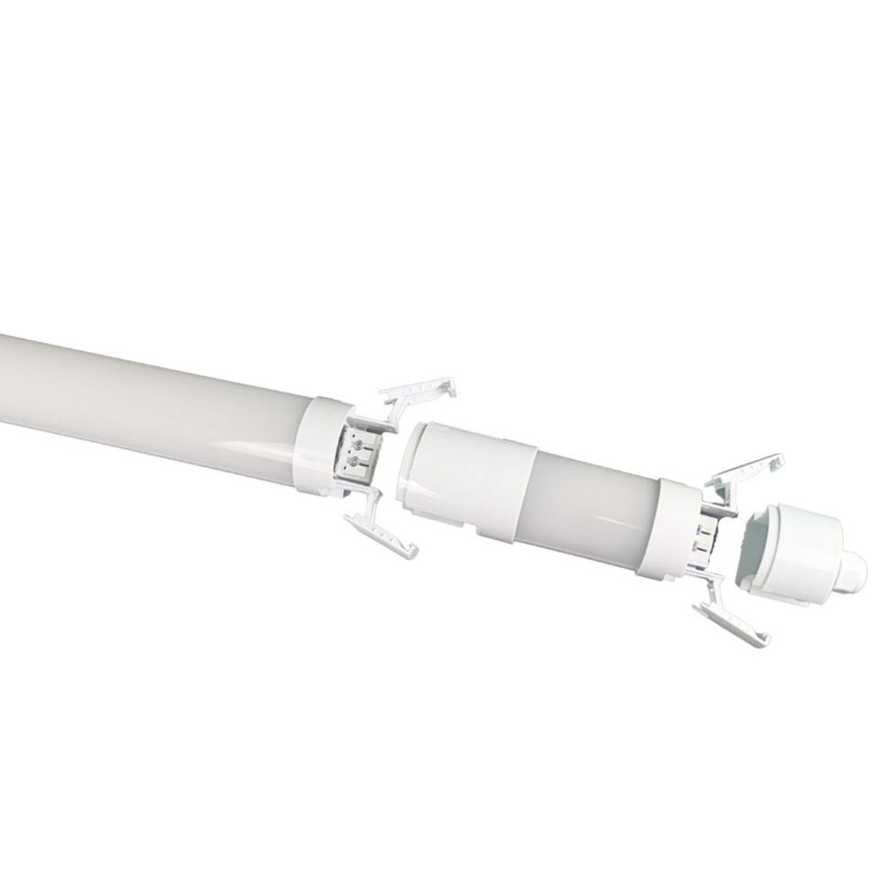 ENOVALITE Quick-Verbinder mit Bewegungsmelder für LED-Feuchtraumwannenleuchten PRO, Fast Connector
