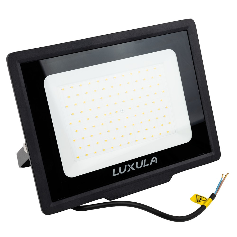 LUXULA 100-W-LED-Flutlichtstrahler, 10000 lm, 100 lm/W, 3000 K, warmweiß, IP65