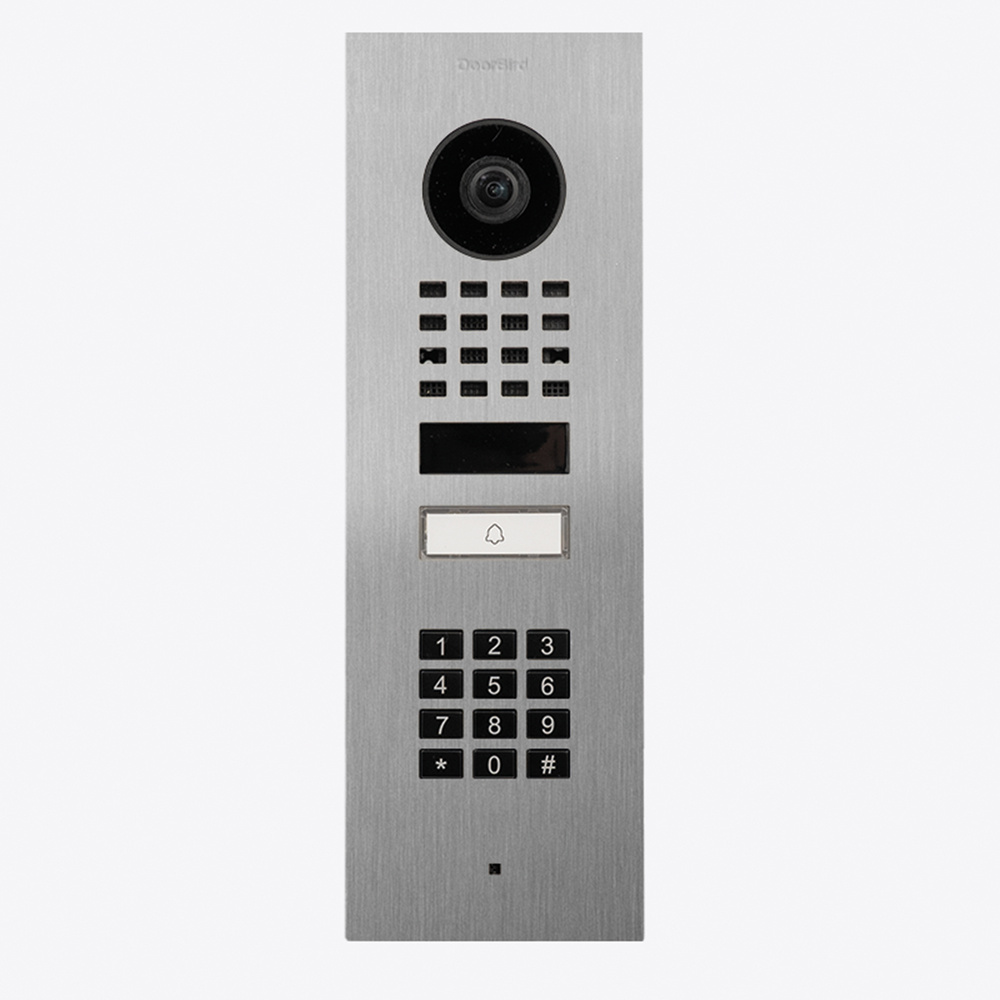 DoorBird Smart Home IP Video Türstation D1101KV Unterputz, Edelstahl V4A, mit Keypad, WLAN