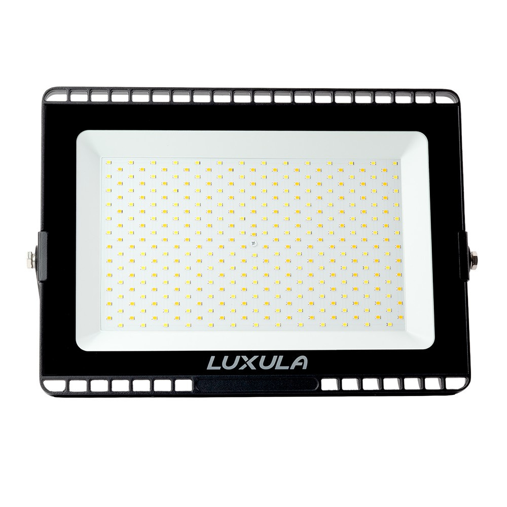 LUXULA 150-W-LED-Flutlichtstrahler mit CCT-Switch, 15000 lm, 100 lm/W, 3000/4000/6500 K, IP65
