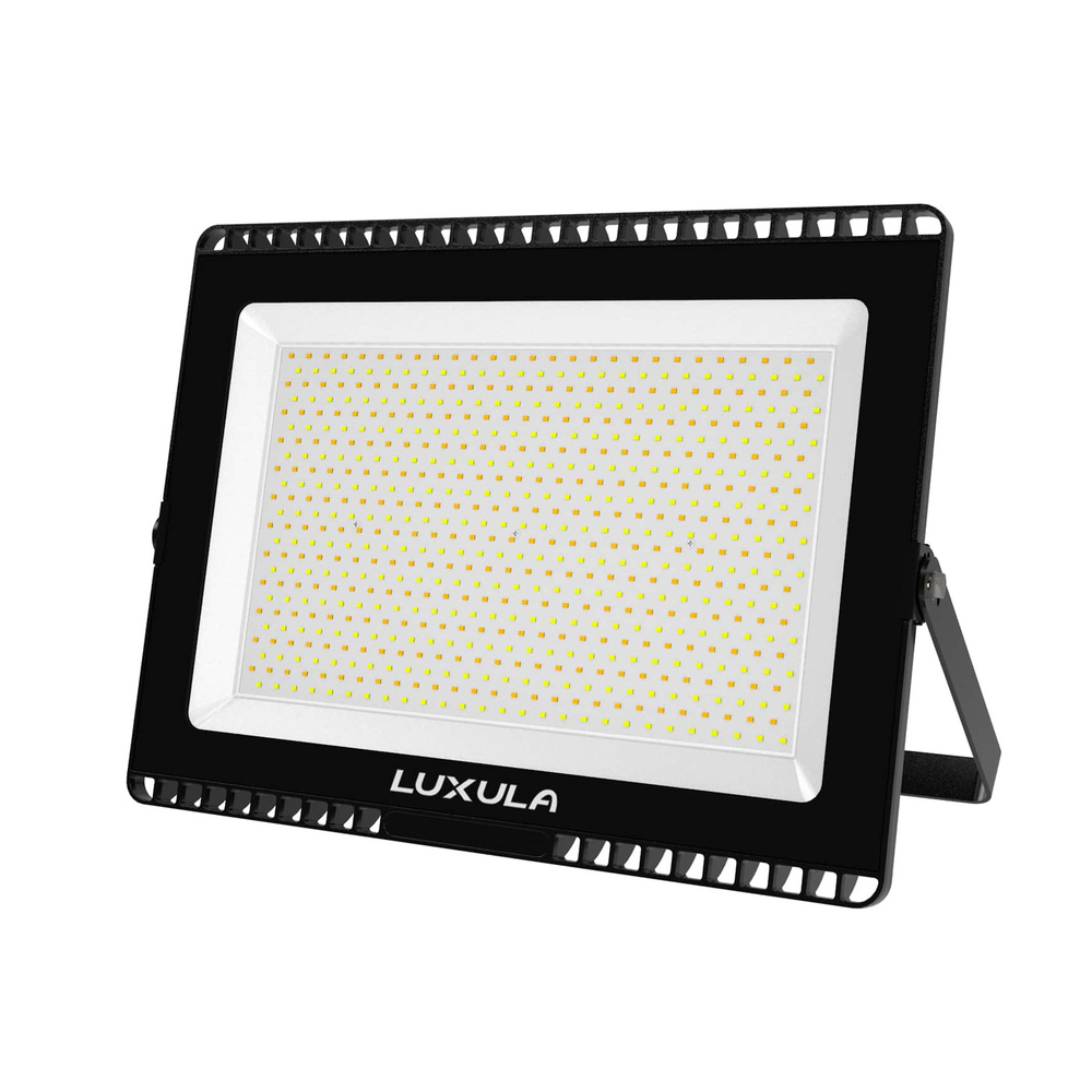 LUXULA 300-W-LED-Flutlichtstrahler mit CCT-Switch, 30000 lm, 100 lm/W, 3000/4000/6500 K, IP65