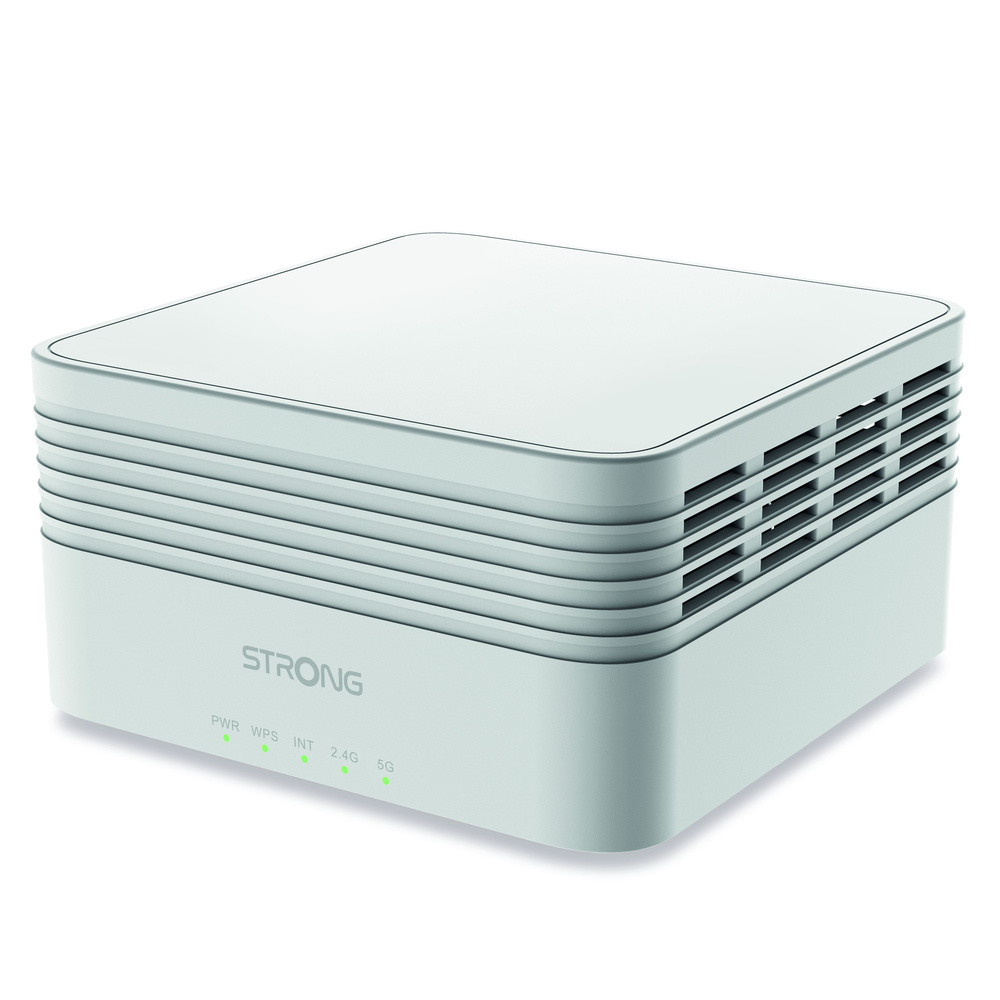 Strong 2er-WiFi-Mesh-Repeater-Kit AX3000, WiFi 6, max. 3000 Mbit/s, MU-MIMO, bis zu 1050 m²