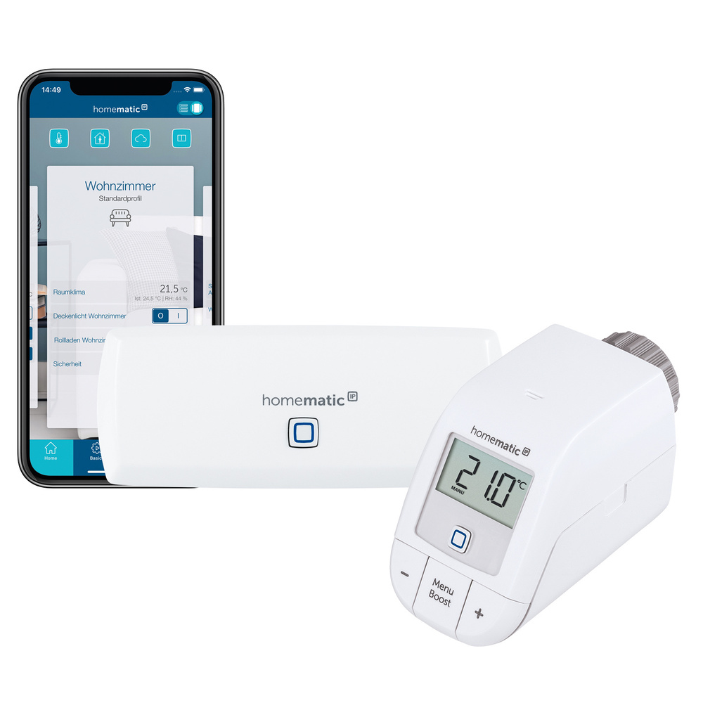 Homematic IP Set Heizen S, mit WLAN Access Point und Heizkörperthermostat