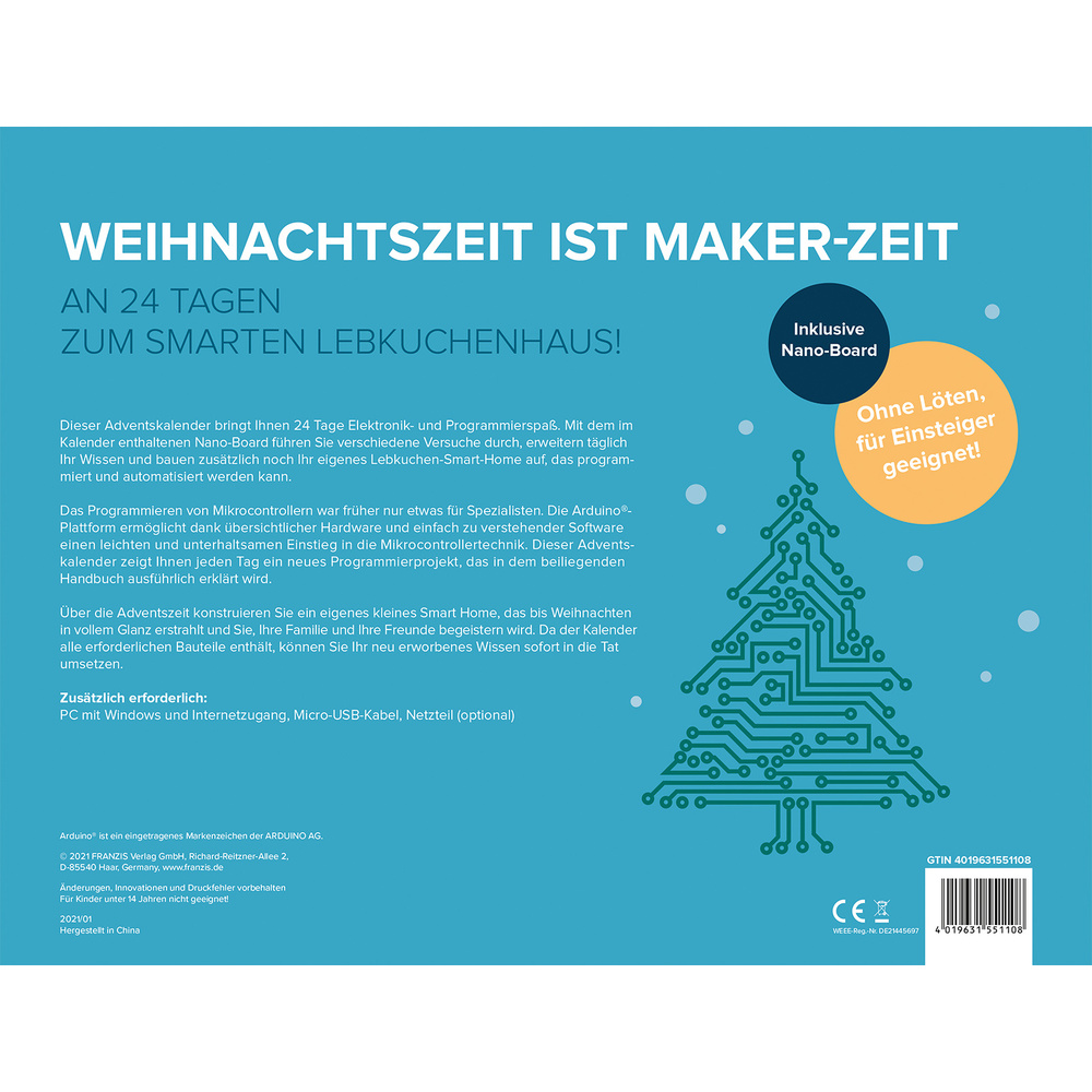Franzis Adventskalender "Arduino"