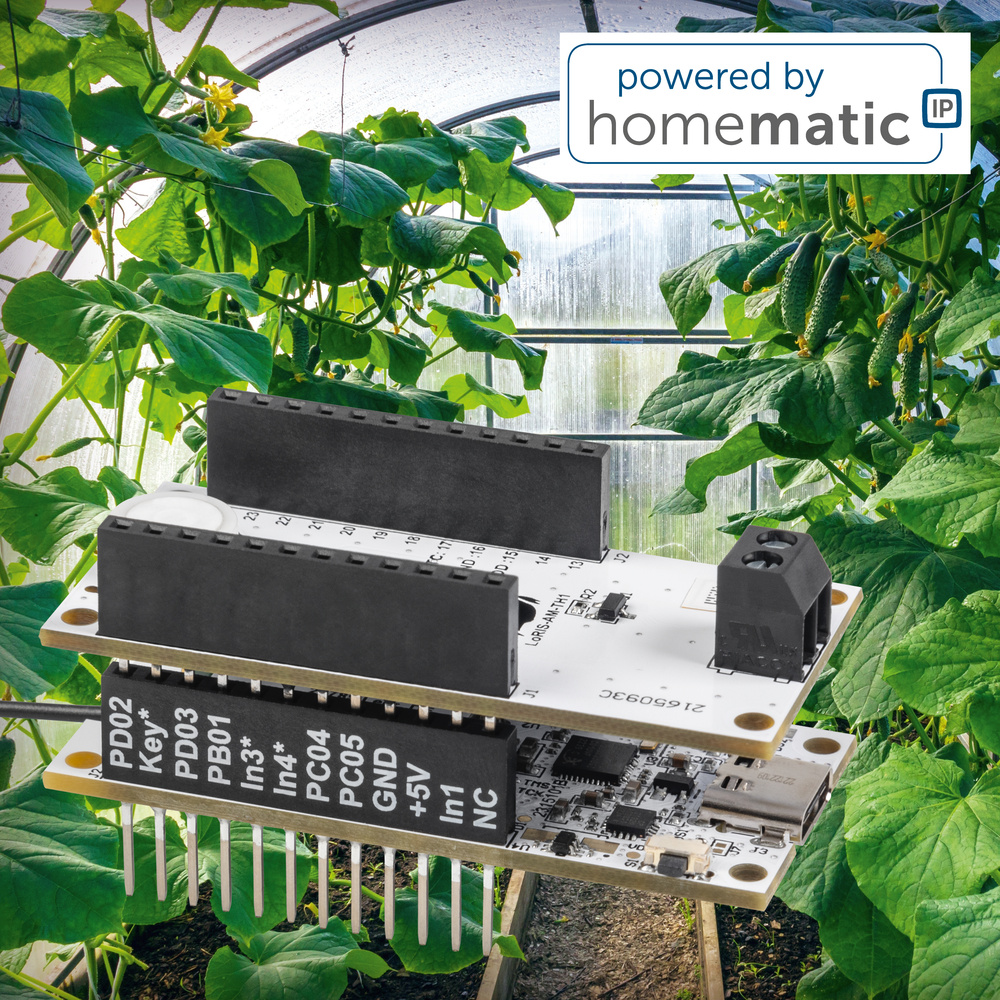 Temperaturwächter - ELV Applikationsmodul Temperatur Luftfeuchte mit der ELV Smart Home Sensor-Base