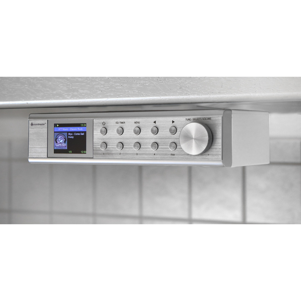 Soundmaster Unterbau-/Küchenradio IR1500SI, UKW/DAB+/Internetradio, Bluetooth-Funktion, UPnP, WLAN