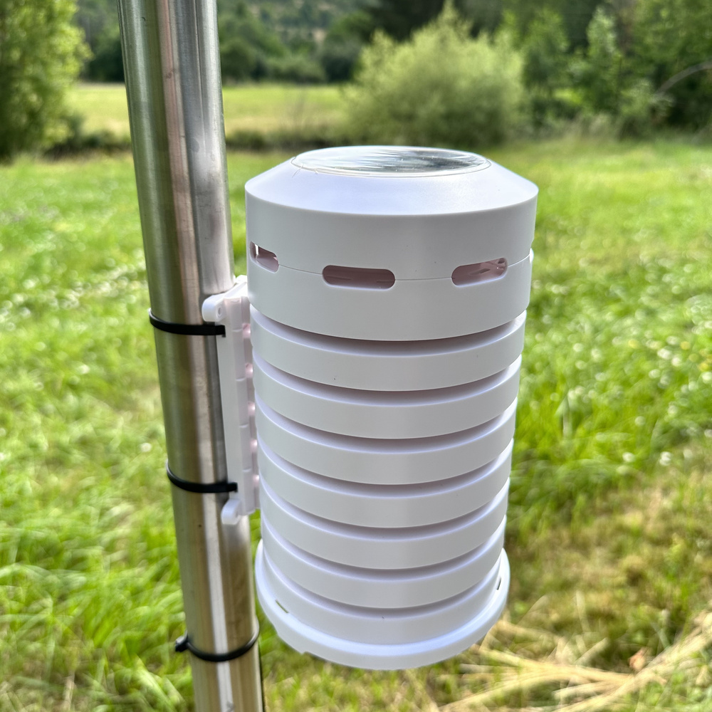 TFA Sensore Per Temperatura E Umidità 30.3209.02 – 433 MHz, Portata 80 M, Alimentazione A Batteria
