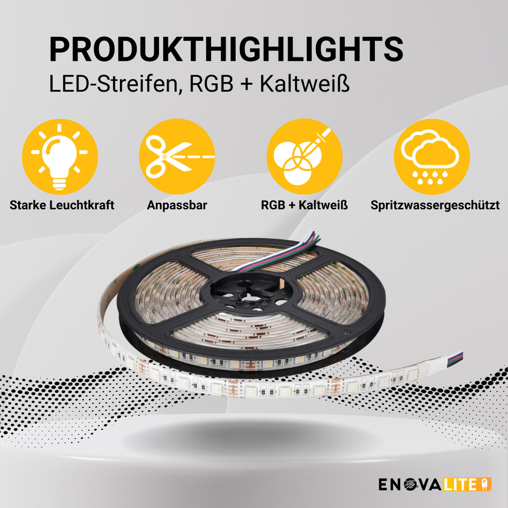 ENOVALITE 5-m-LED-Streifen ELED700106