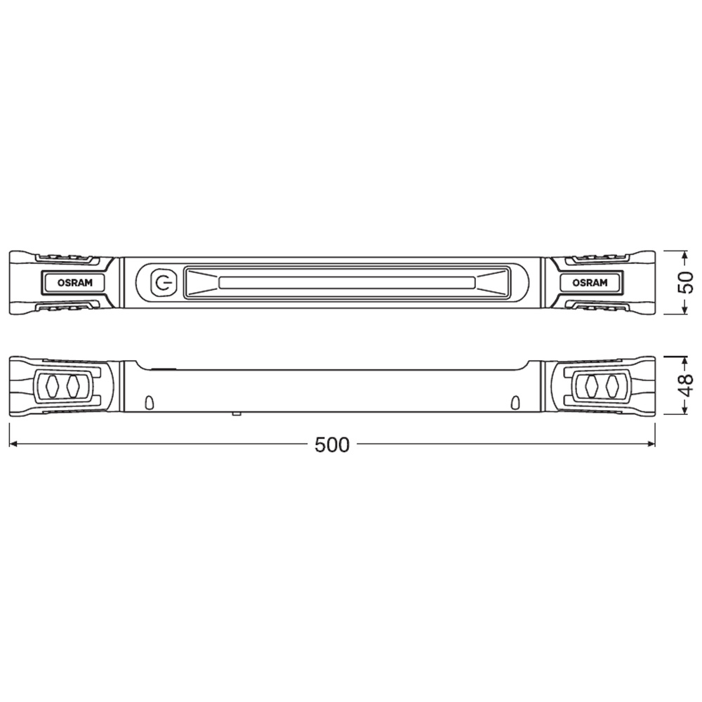 OSRAM LED-Inspektionsleuchte LEDinspect Utility 1000, Magnetsockel & Drehhacken, max. 1000 lm