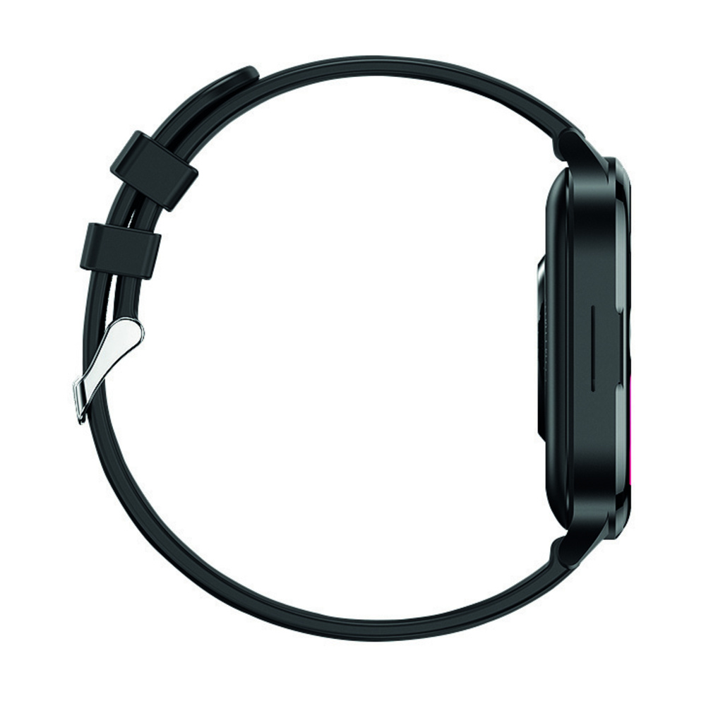 FontaFit AMOLED-Smartwatch Mento, schwarz, 5,1-cm-Display, SPO2, BT 5.3, Splitscreen-Funktion, IP67