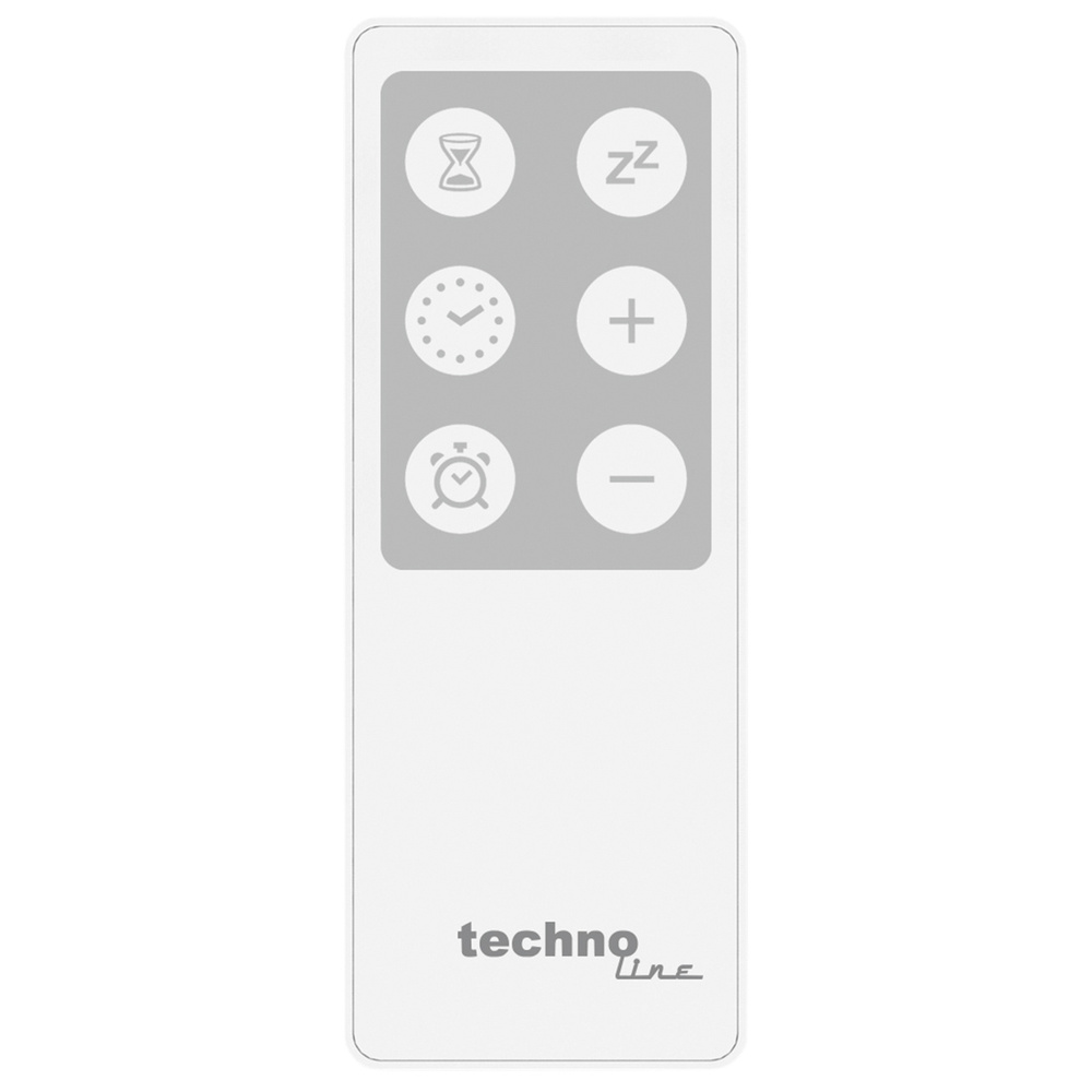 technoline Funkuhr WS 8026, 2 Weckalarme