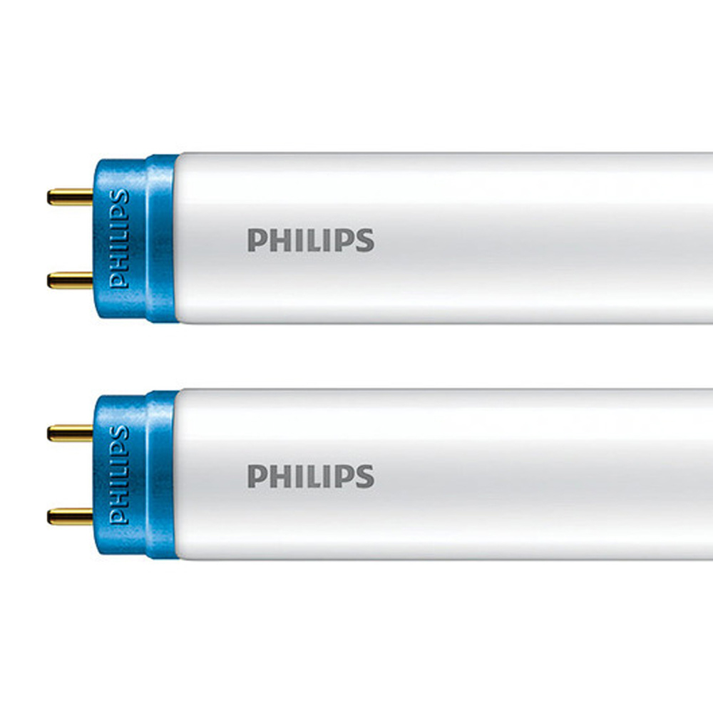 Philips 2er-Set 15,5-W-T8-LED-Röhrenlampe CorePro LEDtube, 1800 lm, kaltweiß, KVG/VVG, 120 cm