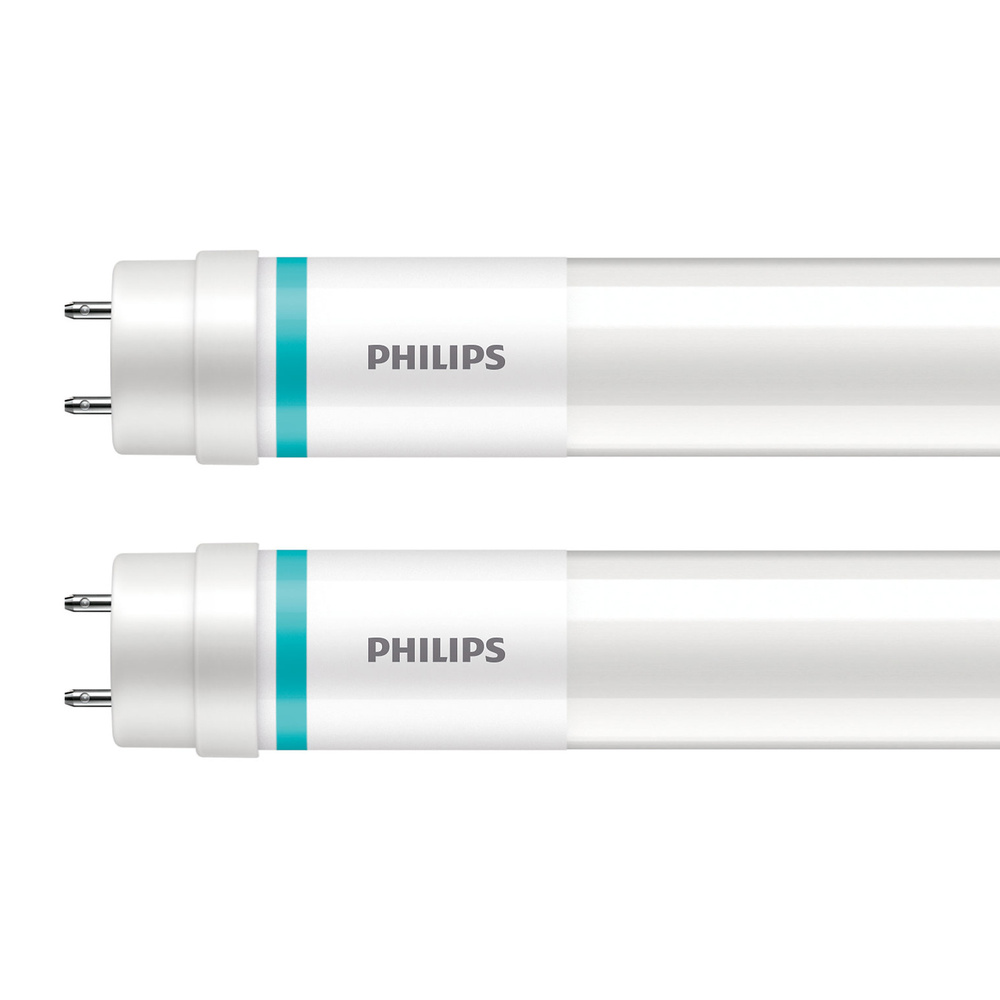 Philips 2er-Set 15,5-W-T8-LED-Röhrenlampe LEDtube UO, 2300 lm, warmweiß, KVG/VVG, 120 cm