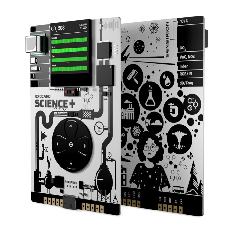 Oxocard Science Plus GOLD EDITION, Farbdisplay