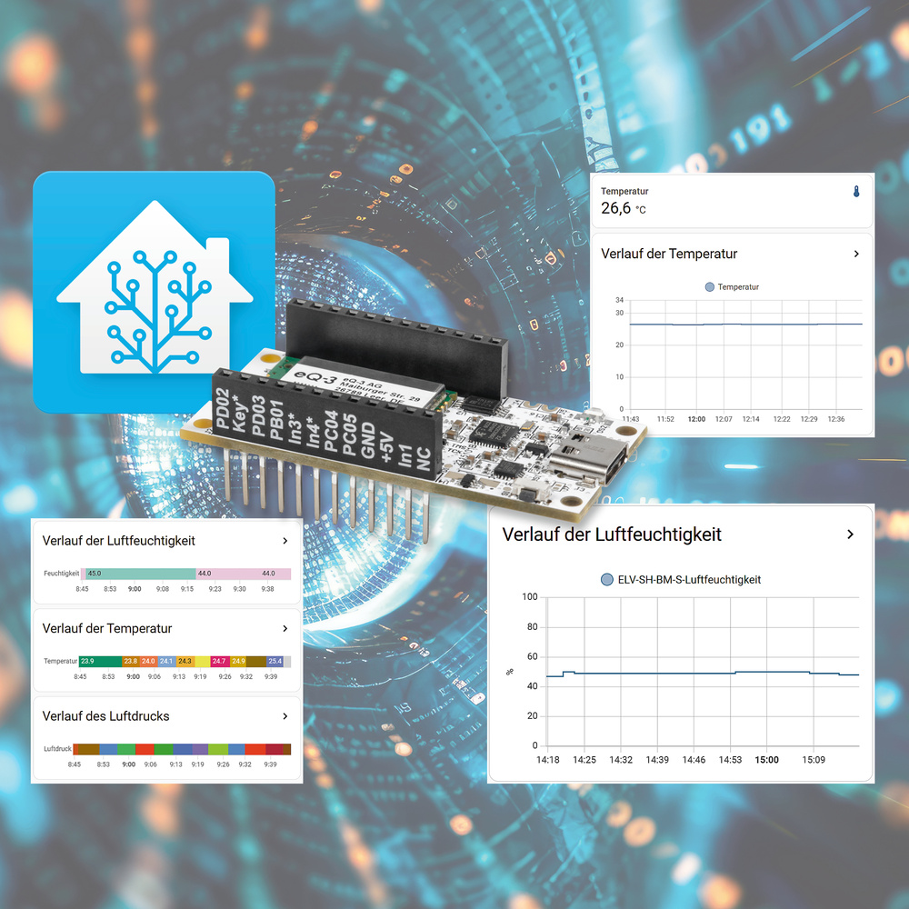 Einfach angepasst - Optimierte Visualisierung der ELV Smart Home Sensor-Base in Home Assistant