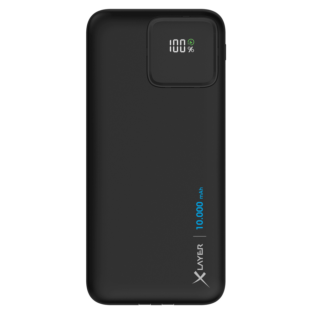 XLayer Powerbank Cable PD 20W 10.000 mAh Black