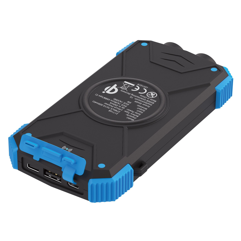 XLayer Powerbank PLUS Solar Wireless 5W Black/Blue