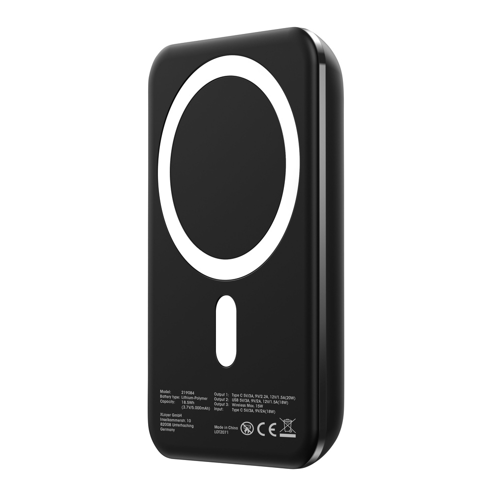 XLayer MagFix Pro Powerbank magnetisch 5.000 mAh