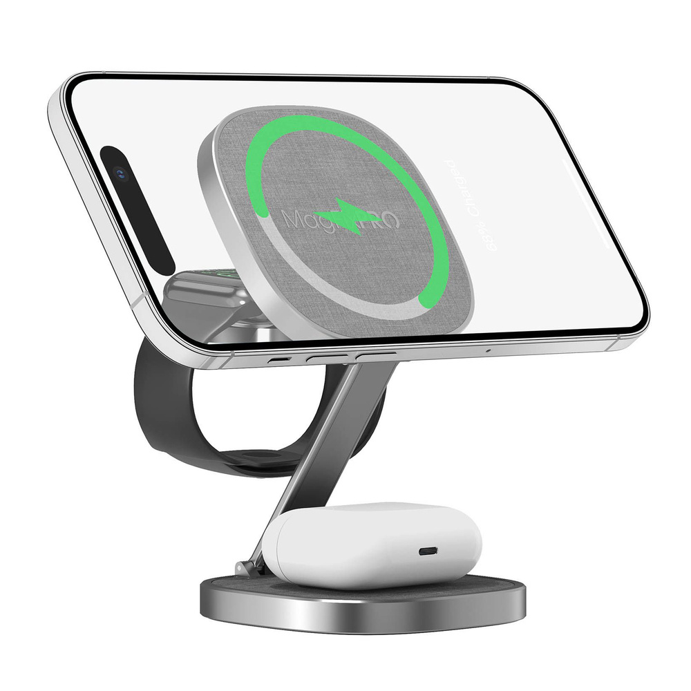 XLayer MagFix Pro 3 in 1 Wireless Travel Charger