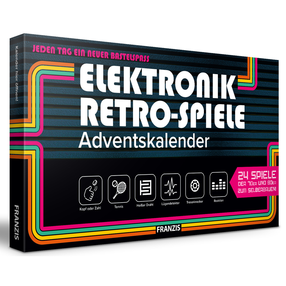 Franzis Adventskalender Elektronik Retro-Spiele