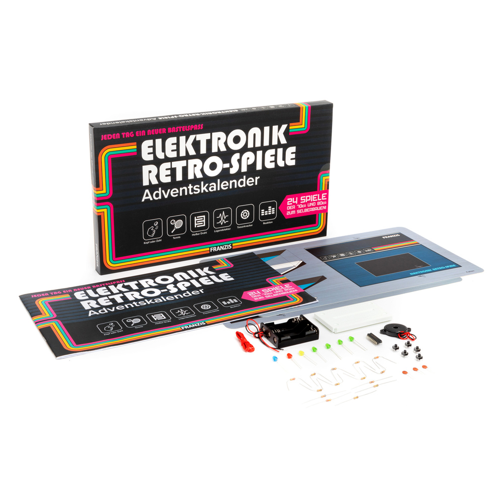 Franzis Adventskalender Elektronik Retro-Spiele