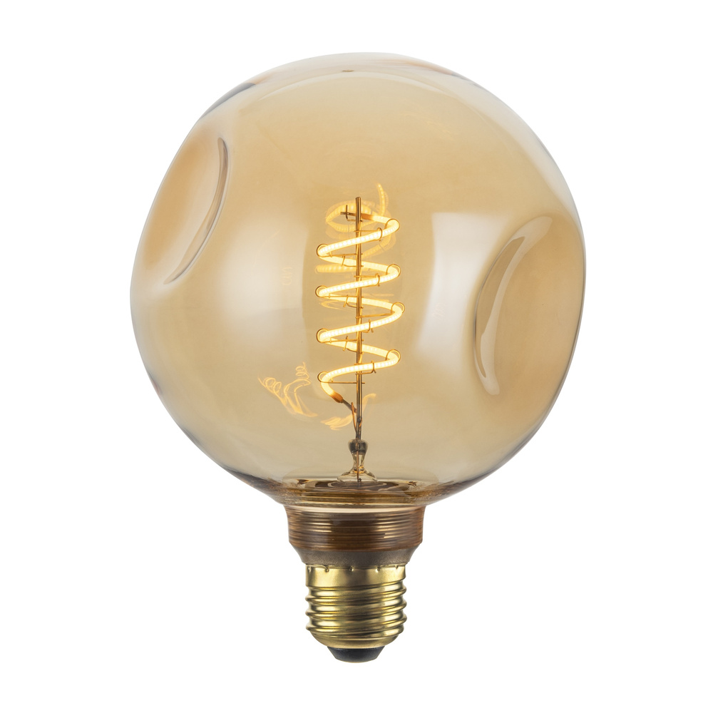 ENOVALITE LED Filament Leuchtmittel, CALDERA, Amber, E27, 4W, 265lm, 2200K, dimmbar