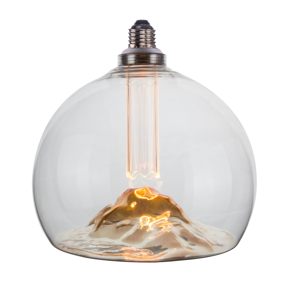 ENOVALITE LED Filament Leuchtmittel, MOUNTAIN, Globe, E27, 3.5W, 120lm, 1800K, dimmbar