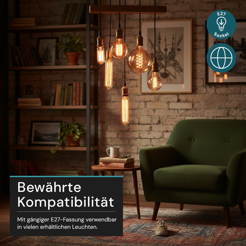 LUXULA LED Filament Leuchtmittel VINTAGE, LX100172
