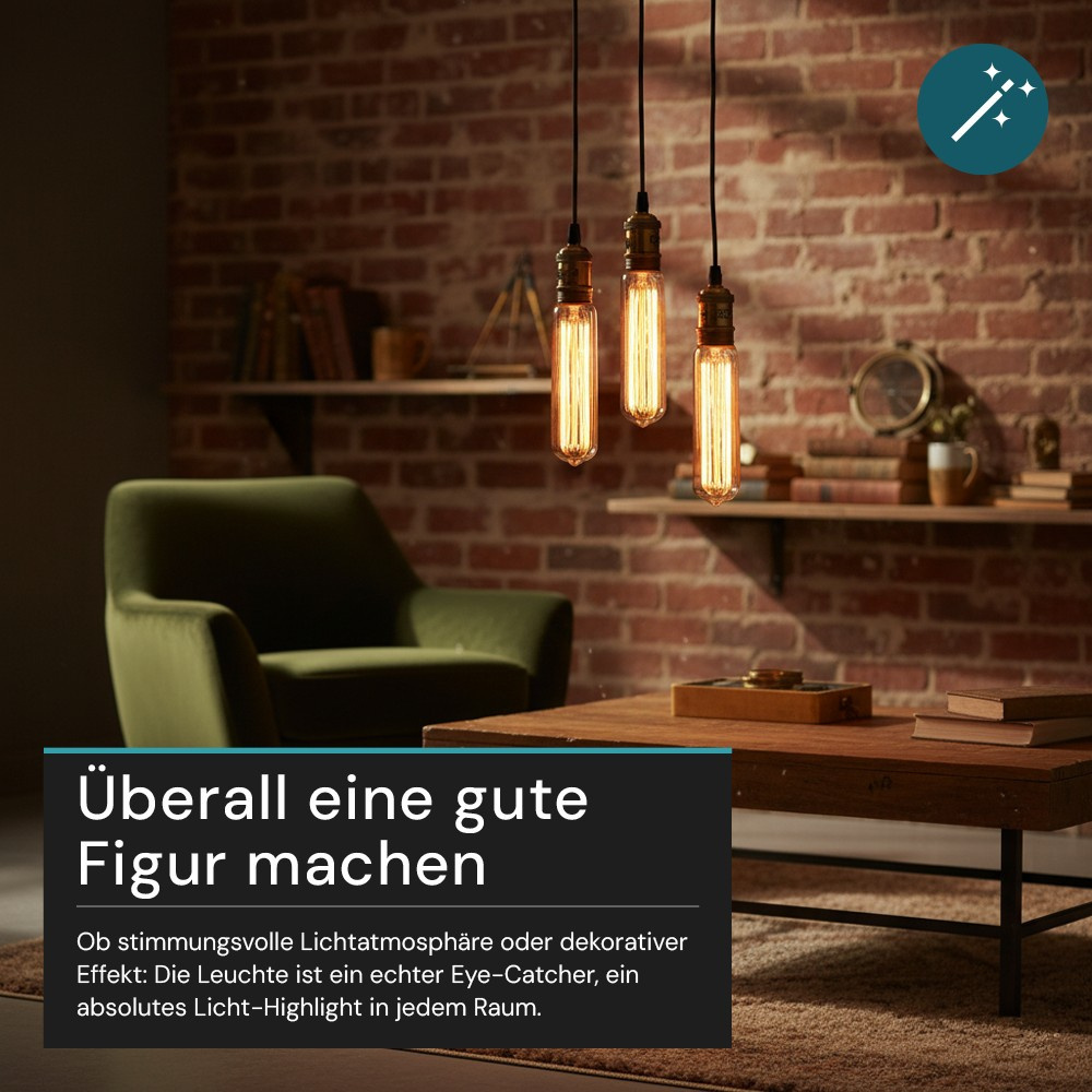 LUXULA LED Filament Leuchtmittel VINTAGE, LX100172