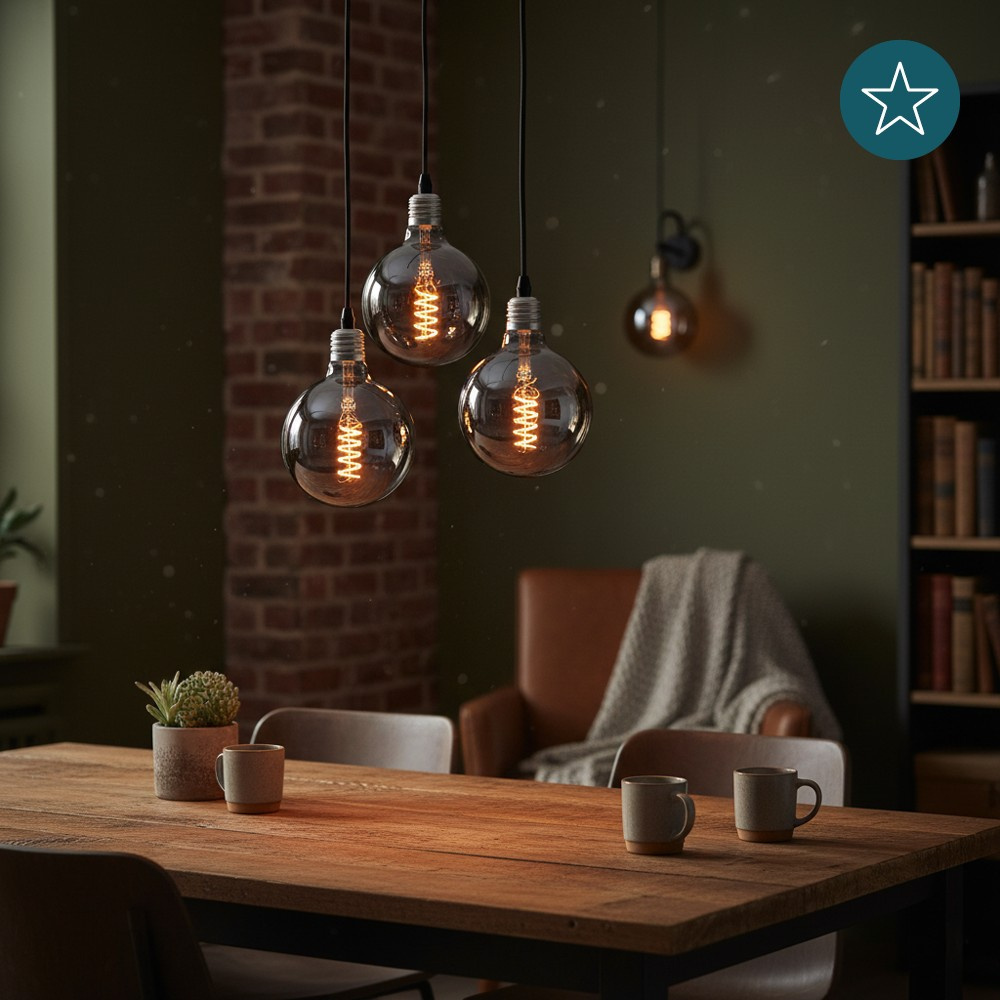 LUXULA LED Filament Leuchtmittel SPIRAL, LX100178,