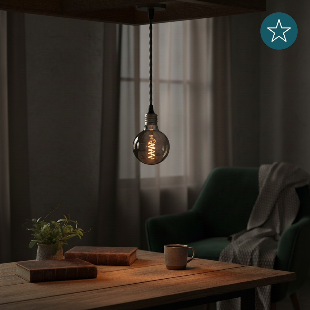 LUXULA LED Filament Leuchtmittel SPIRAL, LX100178,