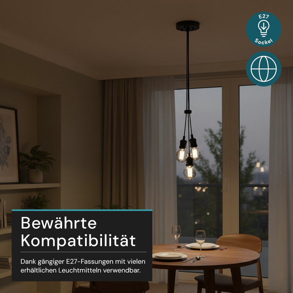 LUXULA Hängeleuchte AVOCADO, LX100185