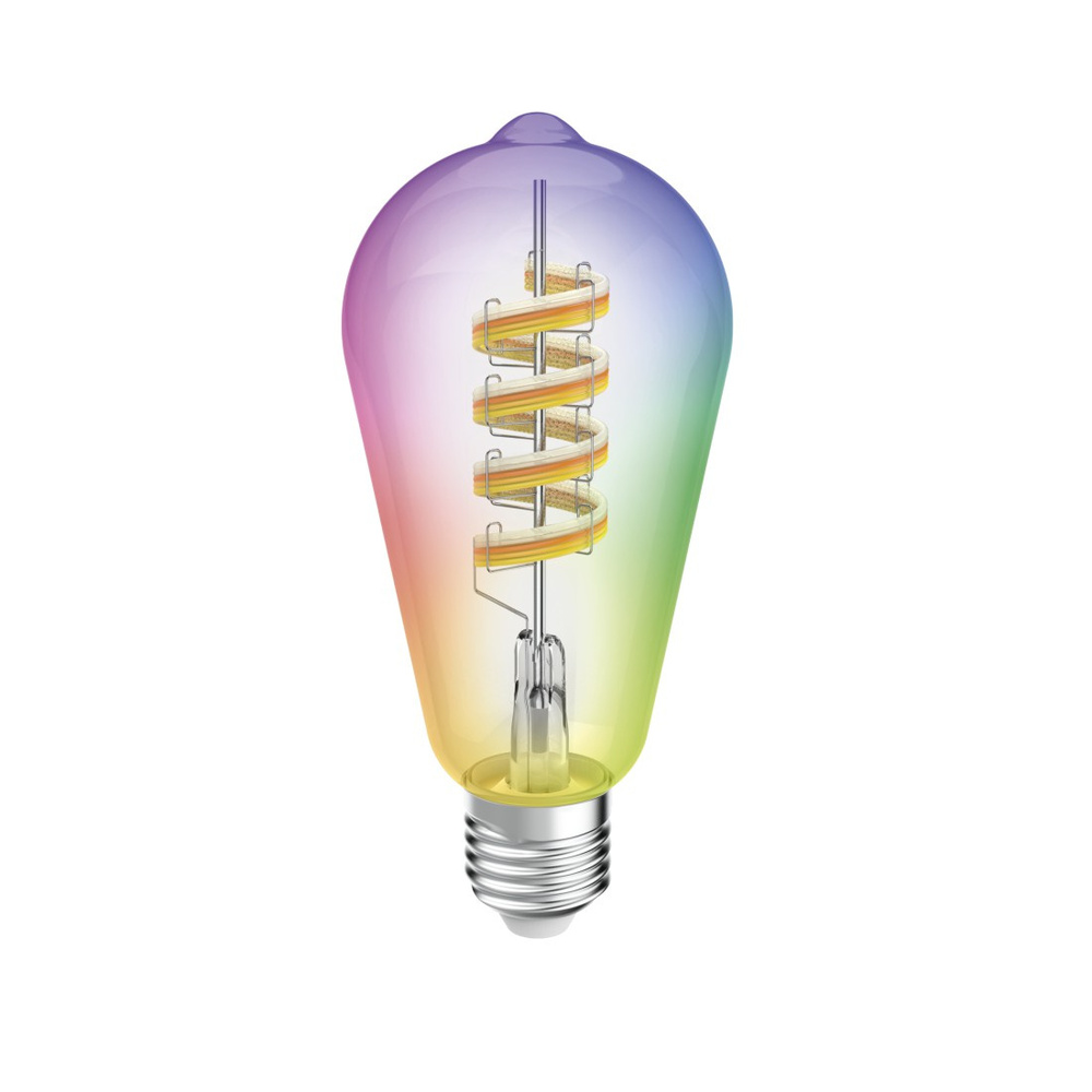 Hama Smart Home LED-Lampe, E27, Filament, RGBW, dimmbar, WLAN, Matter