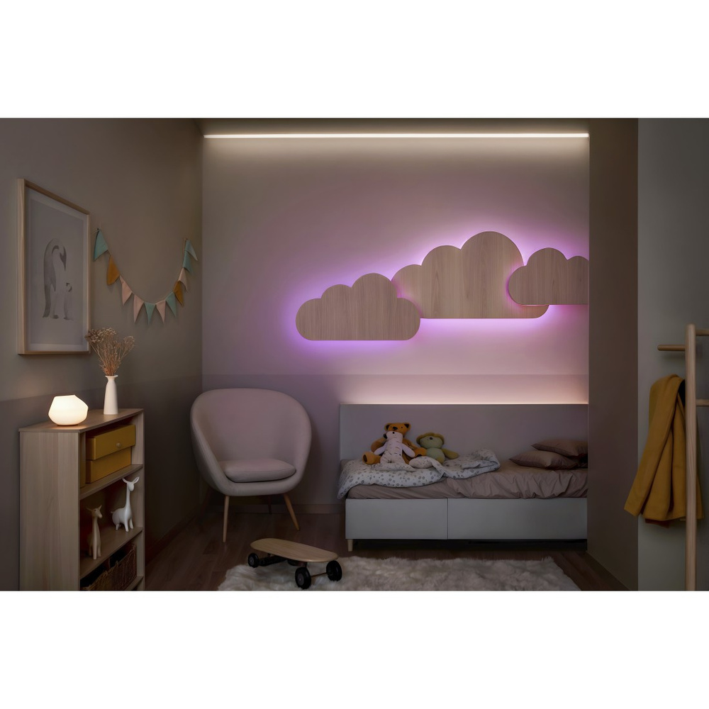 Hama Smart Home LED-Streifen, RGBCCT, WLAN, Matter, dimmbar, selbstklebend, kürzbar, 5 m