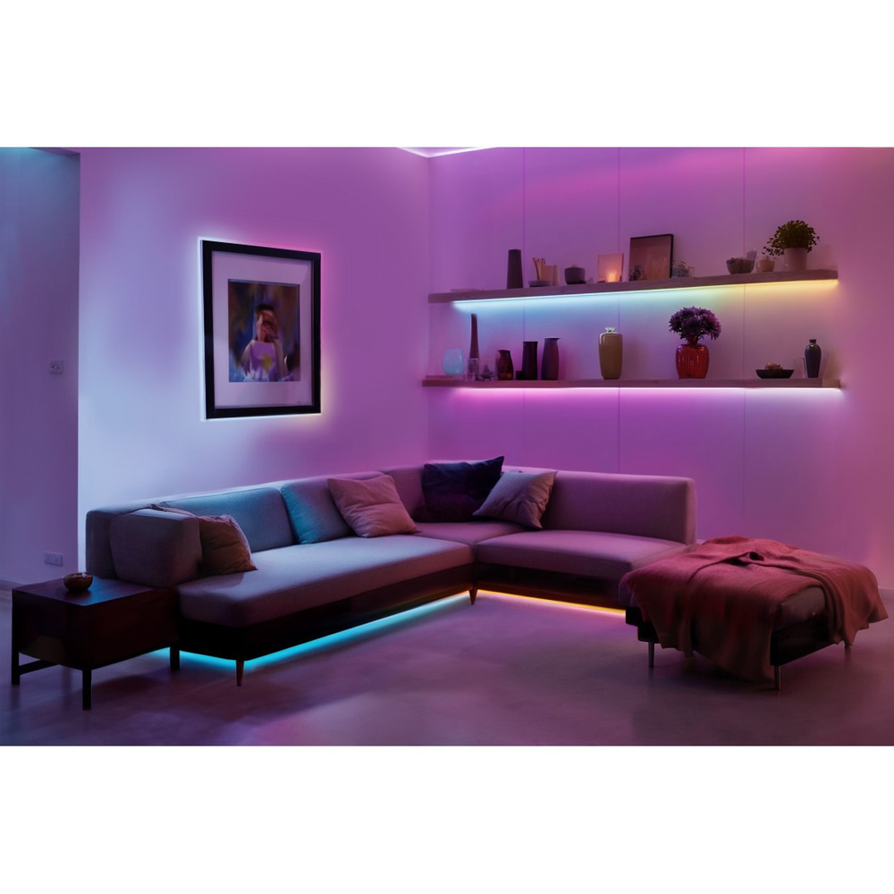 Hama Smart Home LED-Streifen, RGBCCT, WLAN, Matter, dimmbar, selbstklebend, kürzbar, 5 m